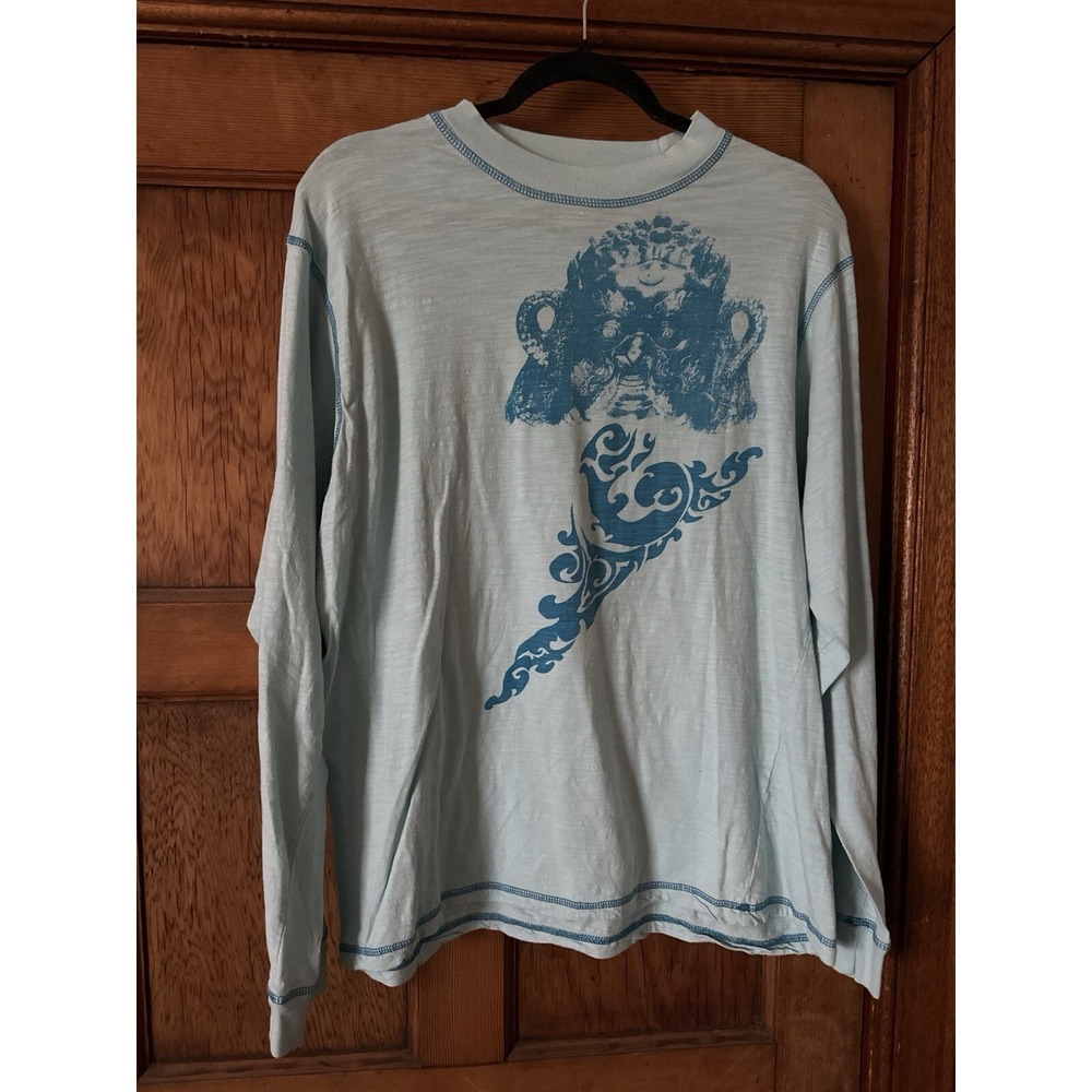 Vintage 90s Caffeine Long Sleeve Shirt L Rave Techno Club New York